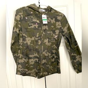 NWT girls size L light weight coat